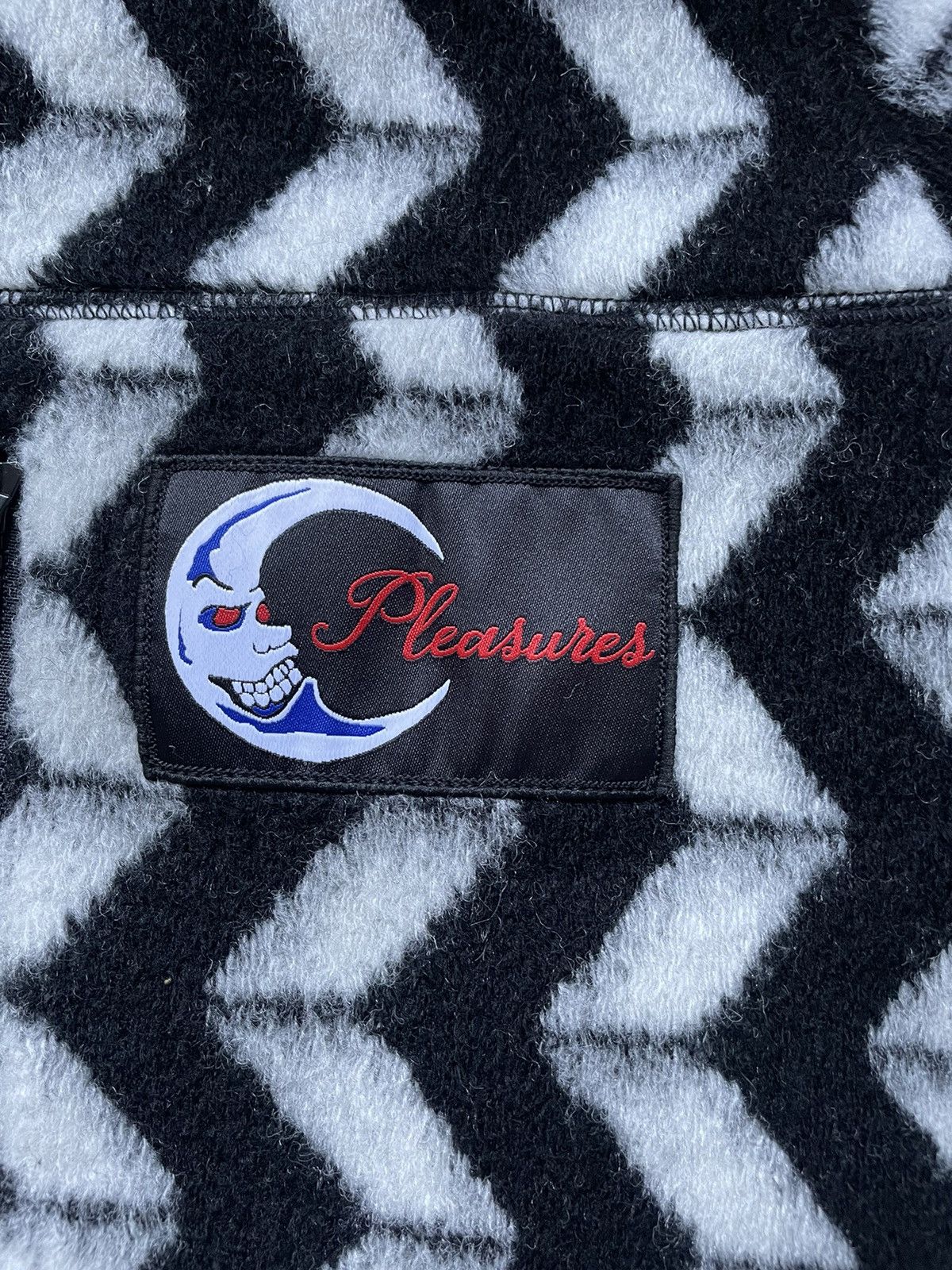 Pleasures Skate Y2K Rare Pleasures Wool Fleece Drifter Fuzzy Jacket L Size US L / EU 52-54 / 3 - 10 Thumbnail