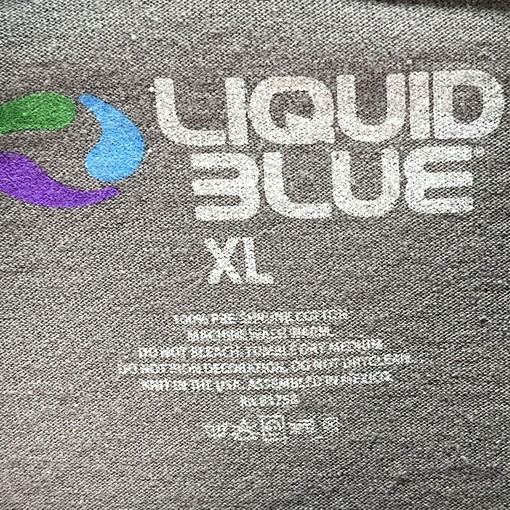 Liquid Blue Sex Pistols Shirt Mens XL Gray Graphic T-Shirt Liquid Blue Punk Rock Crewneck Short Sleeve Preshrunk Cotton Size US XL / EU 56 / 4 - 6 Thumbnail
