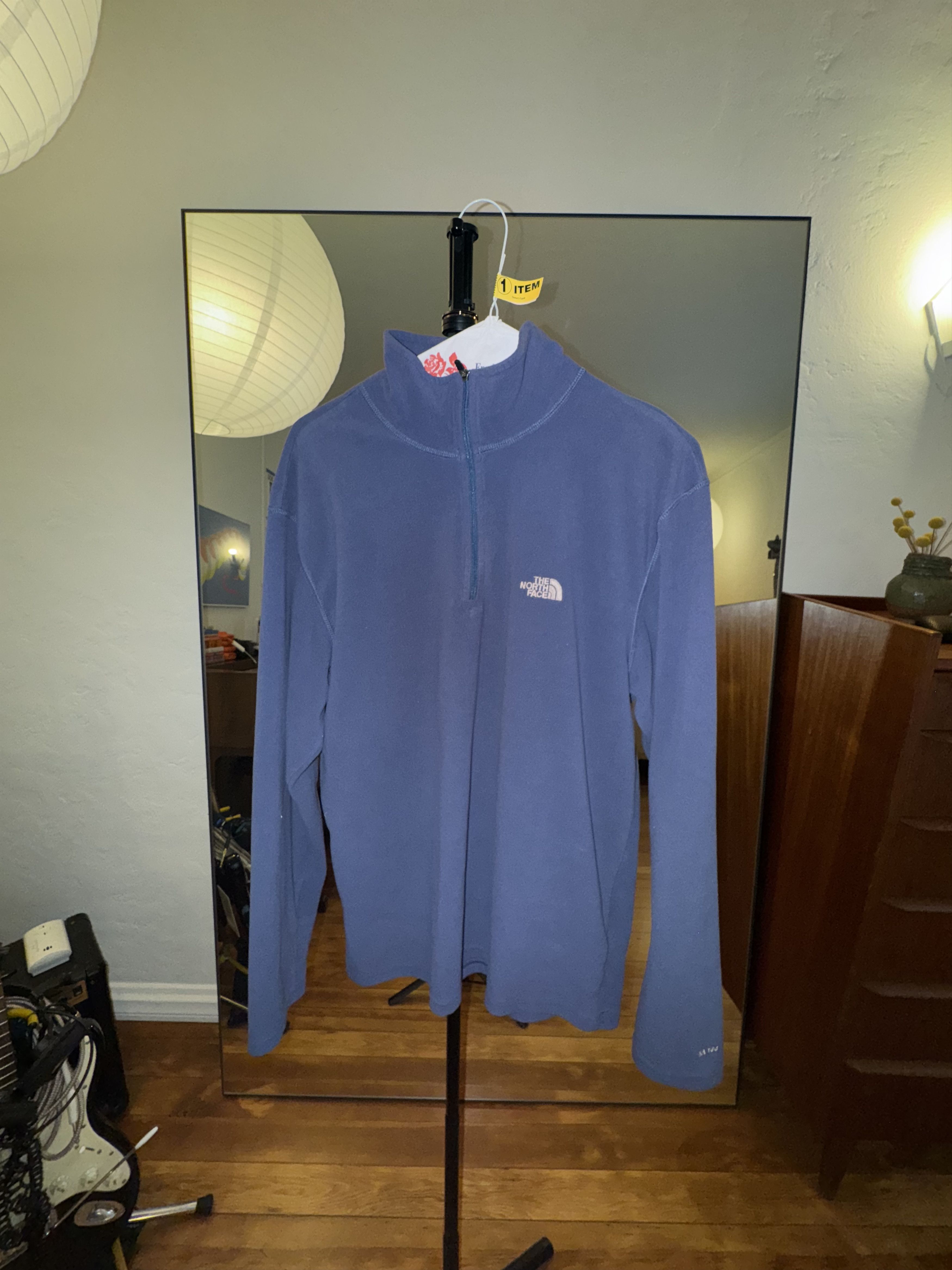 The North Face the north face 1/4 fleece zip medium blue Size US M / EU 48-50 / 2 - 1 Thumbnail