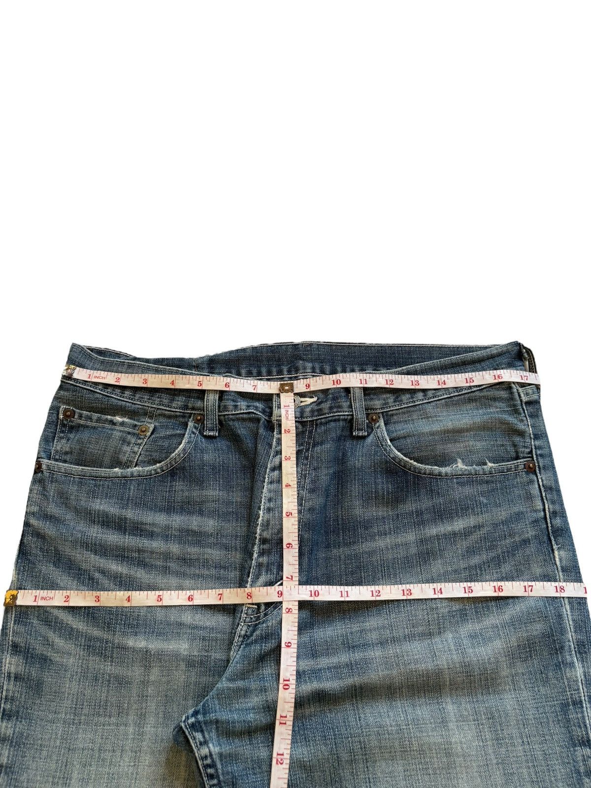 Levi's × Levi's Vintage Clothing Vintage 90s Levis 502 Mud Wash Distressed Loose Baggy Jeans Size US 34 / EU 50 - 12 Thumbnail