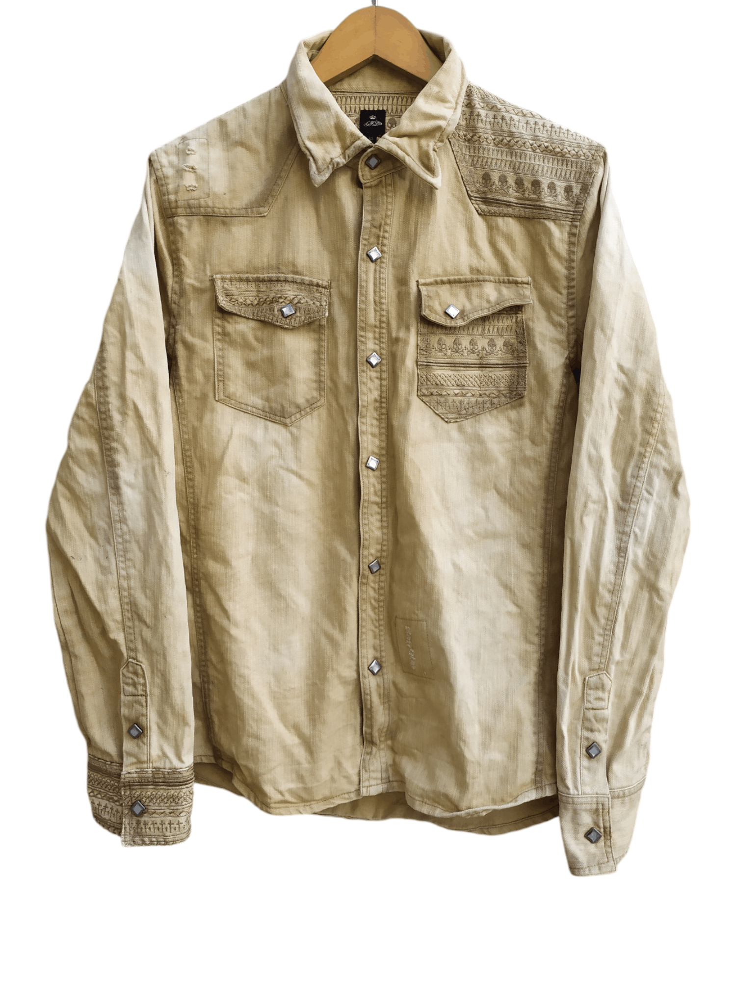 Roen Roen Skull Denim Shift Size US L / EU 52-54 / 3 - 1 Thumbnail