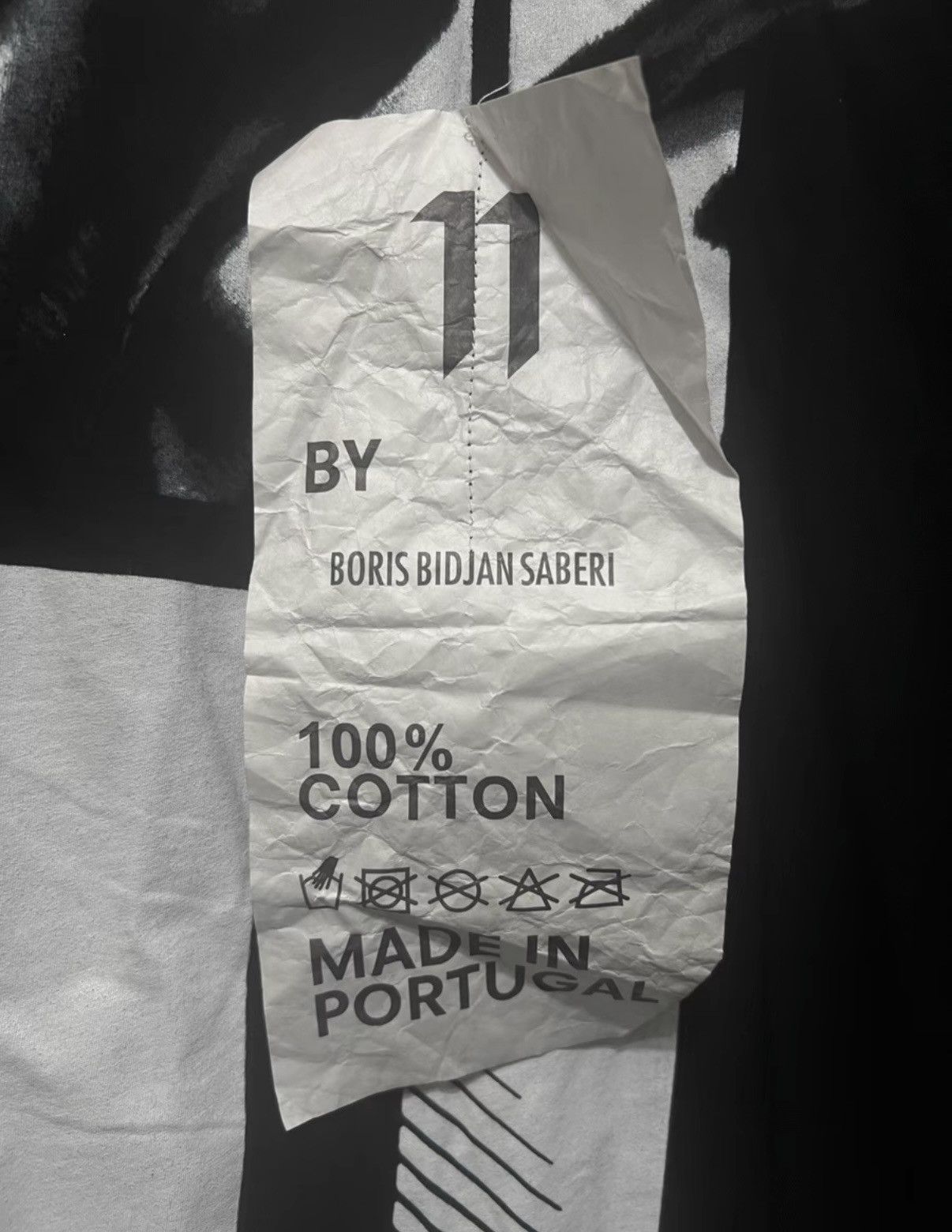 11 By Boris Bidjan Saberi Boris Bidjan Saberi Ribbed Stitch Short Sleeve T-shirt Size US L / EU 52-54 / 3 - 4 Thumbnail