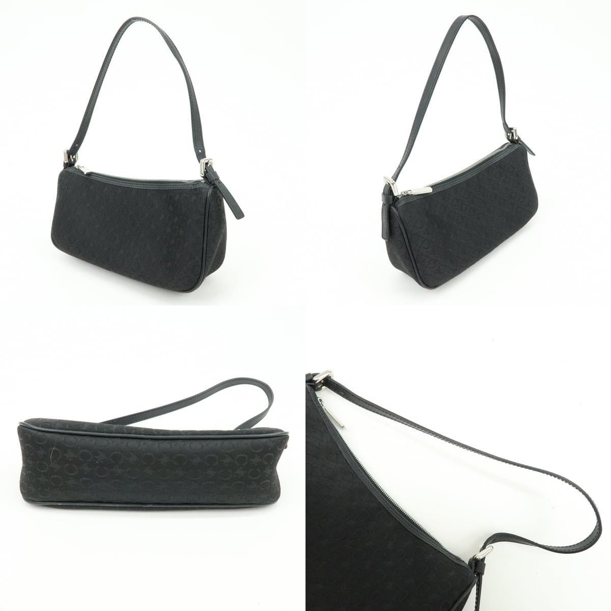 Celine Celine Macadam Coated Canvas Shoulder Bag Black Size ONE SIZE - 3 Thumbnail