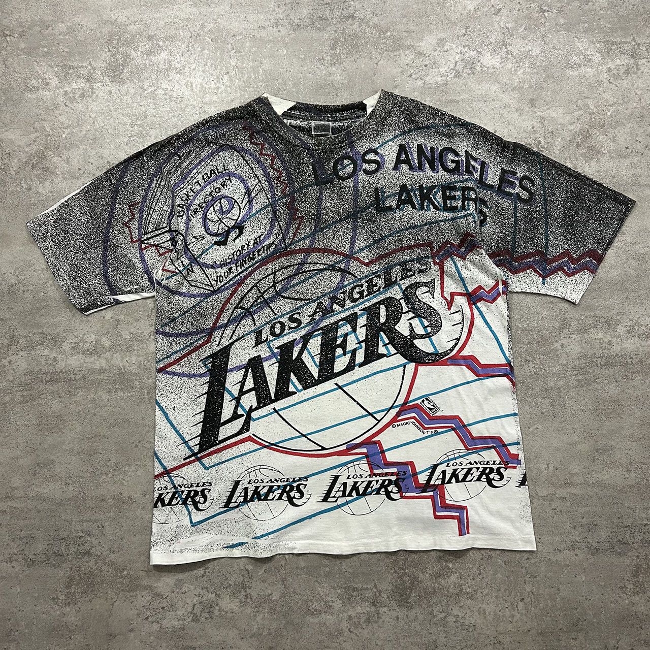 90sレイカーズMAGIC JOHNSON Tシャツ ビンテージ　NBA s-l400.jpg