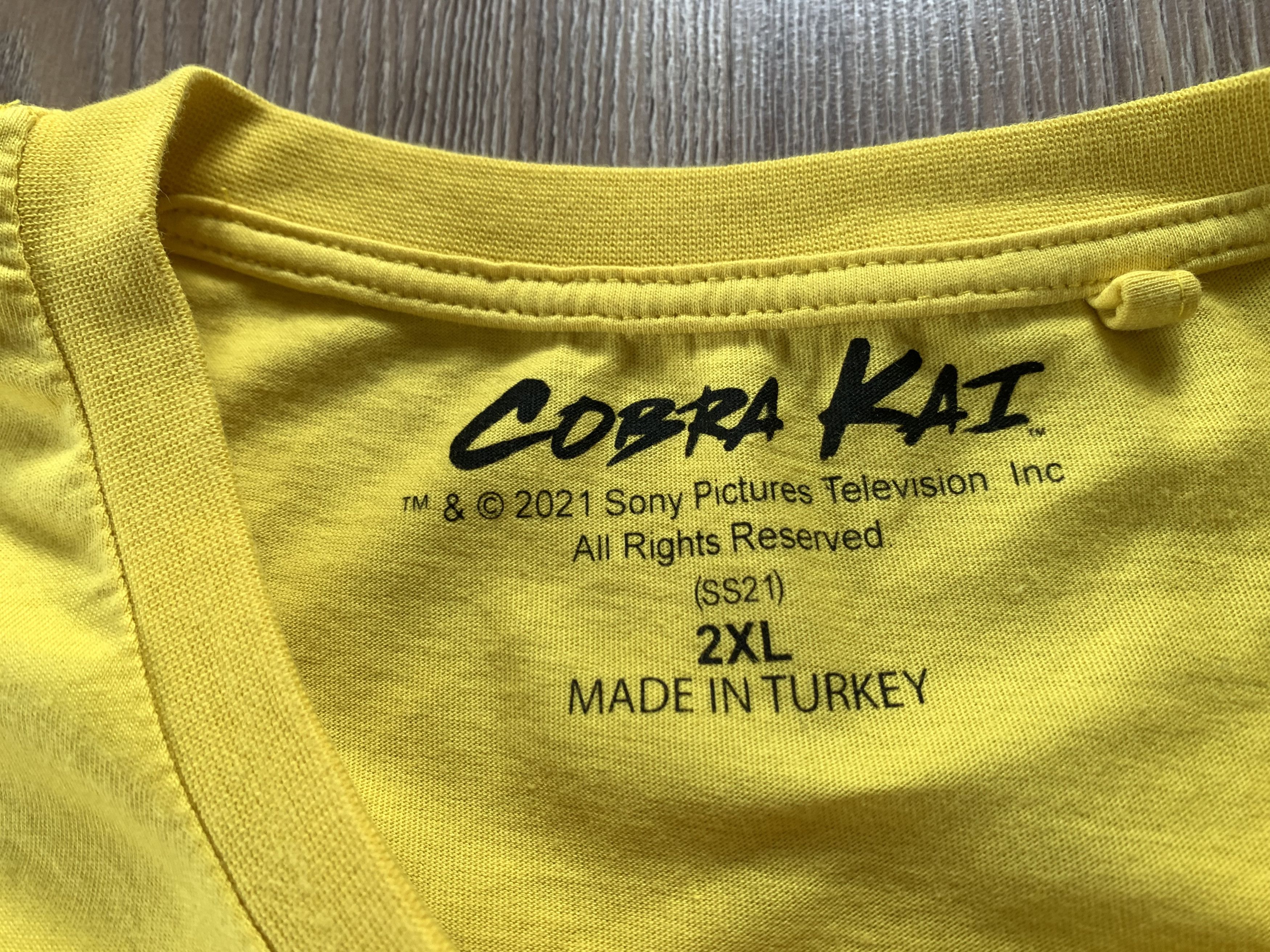 Cobra Cobra Kai Cotton T Shirt 2021 Size US XXL / EU 58 / 5 - 6 Thumbnail
