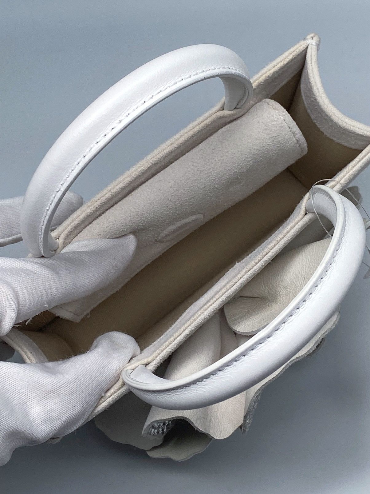 MACH & MACH Mach & Mach Crystal Flower Suede Bag Size ONE SIZE - 12 Thumbnail
