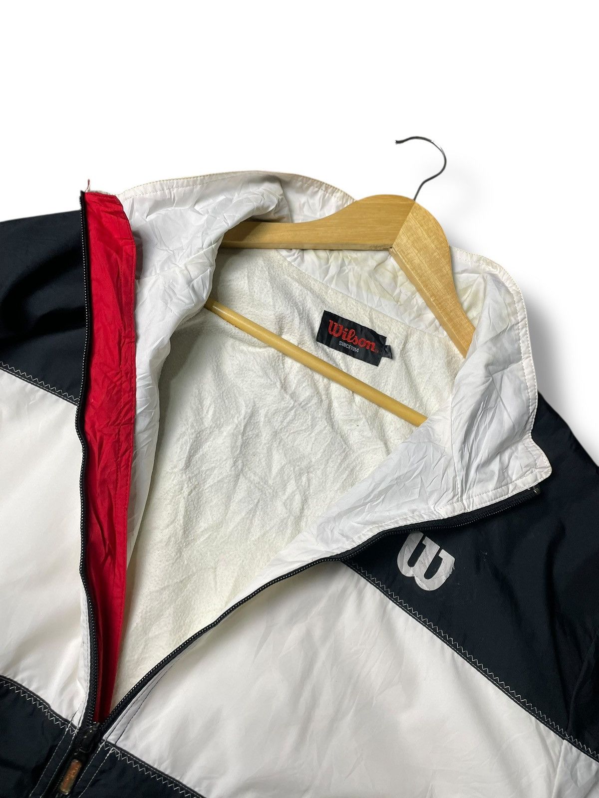 Japanese Brand × Vintage × Wilson Wilson 1914 Colourblock Warm-up Jacket (109) Size US M / EU 48-50 / 2 - 6 Thumbnail