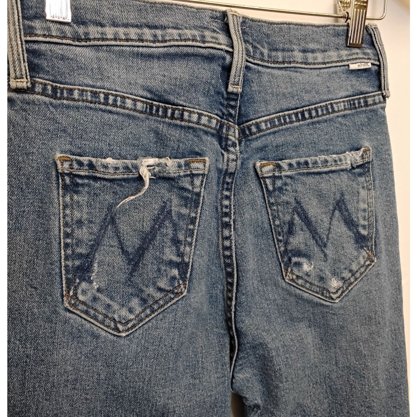 MOTHER Mother Jeans High Waisted Rider Skimp Women's 25" Waist Size 25" / US 0 / IT 36 - 5 Thumbnail
