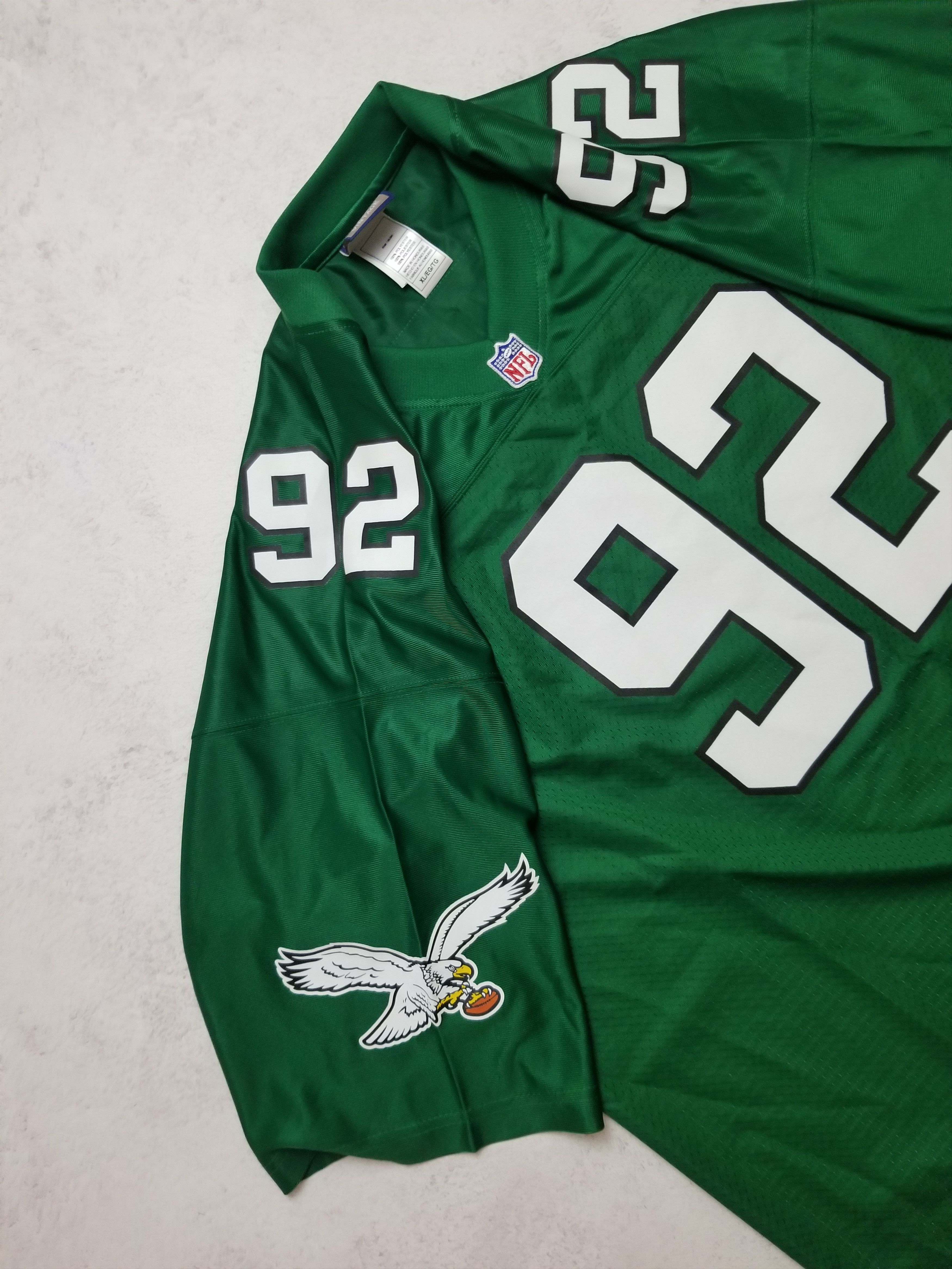 Pro Line Pro Line Vintage NFL Philadelphia Eagles #92 White Jersey Size US XL / EU 56 / 4 - 10 Thumbnail