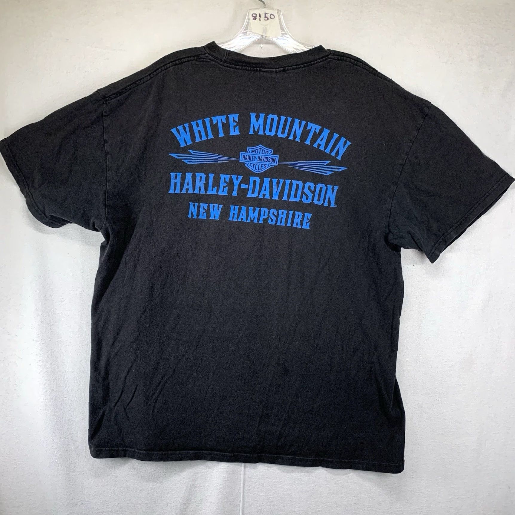 Harley Davidson HARLEY-DAVIDSON Graphic Print T-Shirt Mens XL Black Motorcycle Biker Ice Skull Pocket Size US XL / EU 56 / 4 - 3 Thumbnail