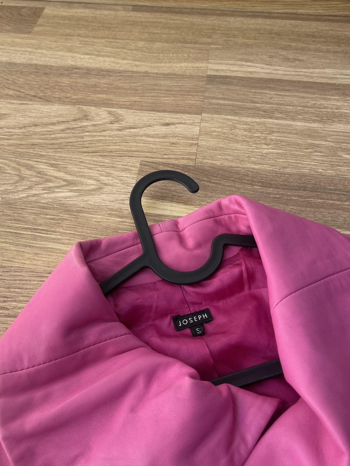 Joseph Joseph Pink Leather Biker Jacket - Genuine Leather S Italy Size S / US 4 / IT 40 - 3 Thumbnail
