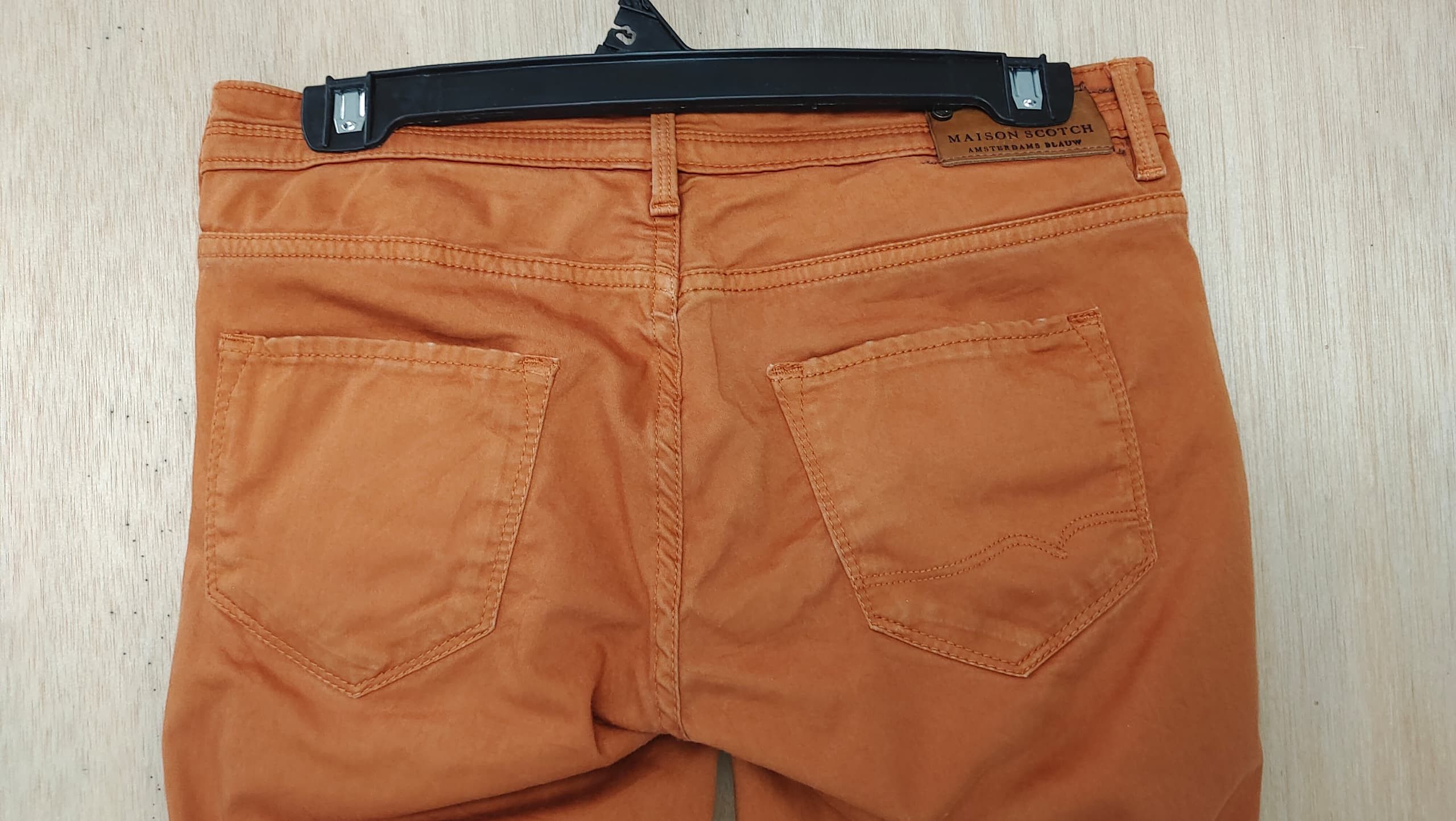 Hysteric Glamour × If Six Was Nine × Maison Scotch MAISON SCOTCH AMSTERDAM BLAUW ORANGE SKINNY PANTS Size 29" - 4 Thumbnail