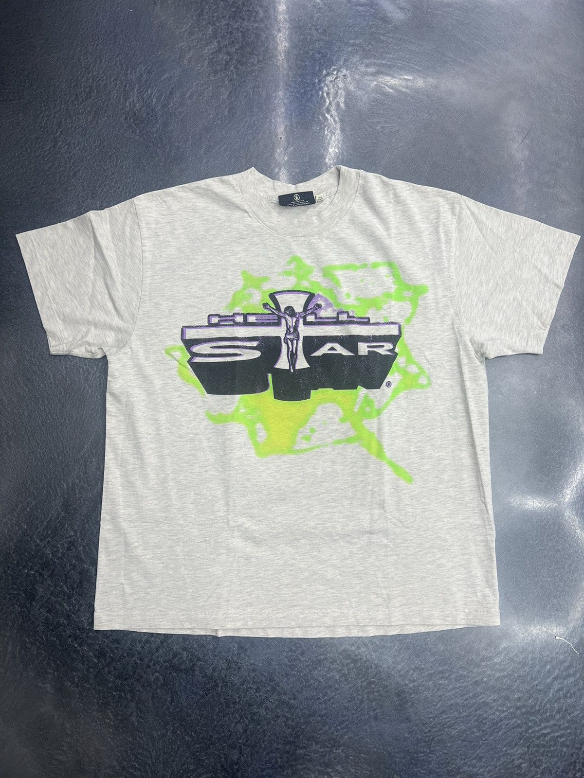 HELLSTAR Hellstar Jesus T-Shirt Size US XL / EU 56 / 4 - 1 Thumbnail