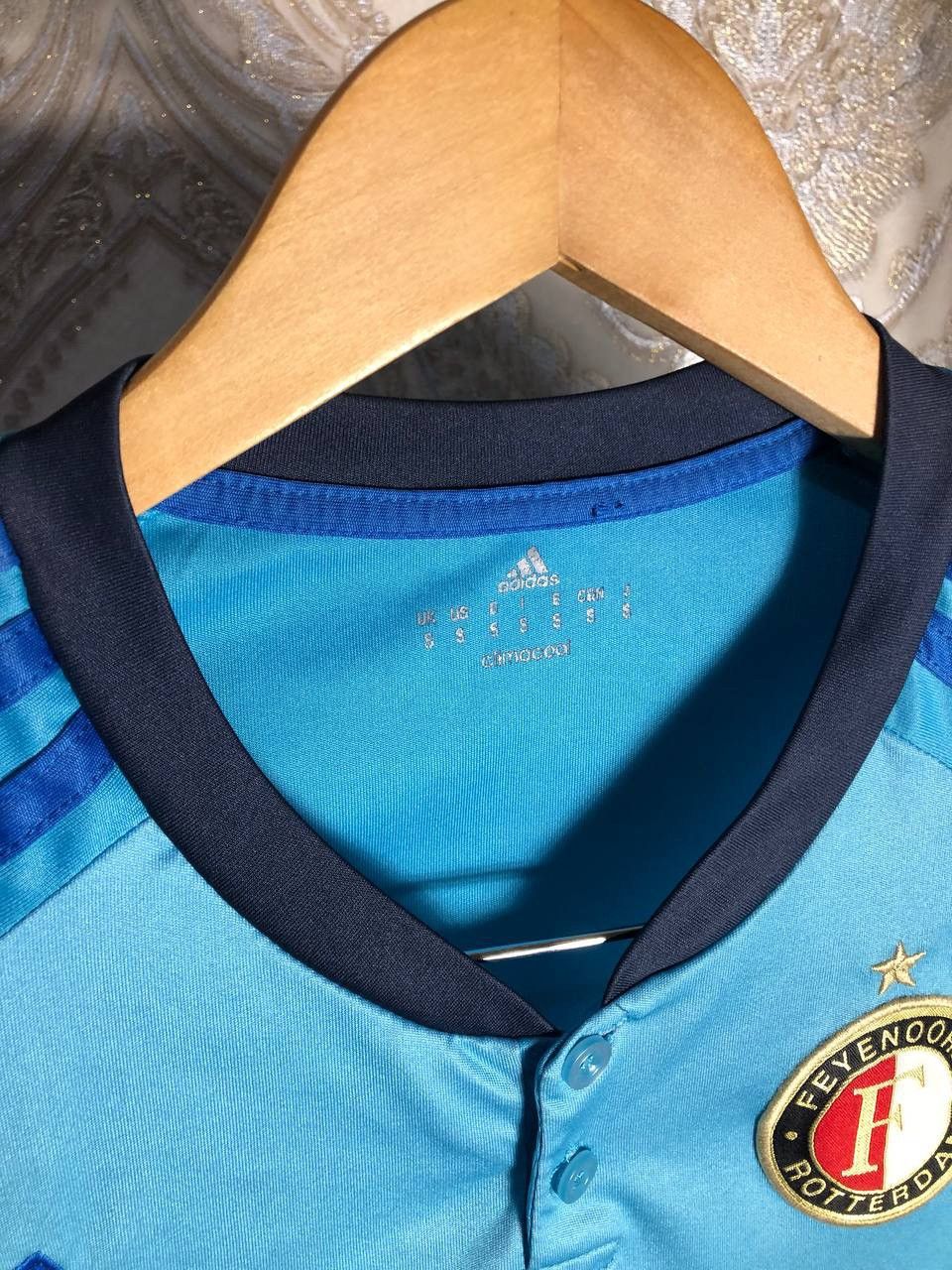 Adidas VINTAGE ADIDAS FC FEYENOORD NETHERLANDS SOCCER JERSEY RETRO Size US S / EU 44-46 / 1 - 6 Thumbnail