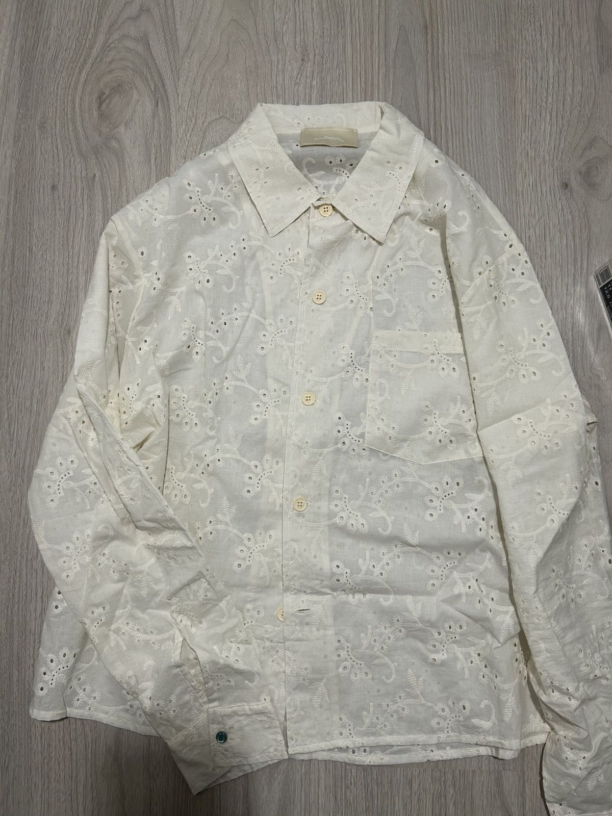 FiveFourFive Five Four Five Sangallo Summer Shirt Ivory Size L Size US L / EU 52-54 / 3 - 5 Thumbnail