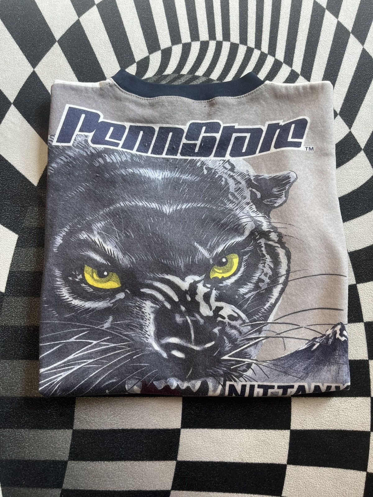 Vintage Vintage PENN STATE NITTANY LIONS Chaik Line 80’s-90’s Tshirt Size US XL / EU 56 / 4 - 1 Thumbnail