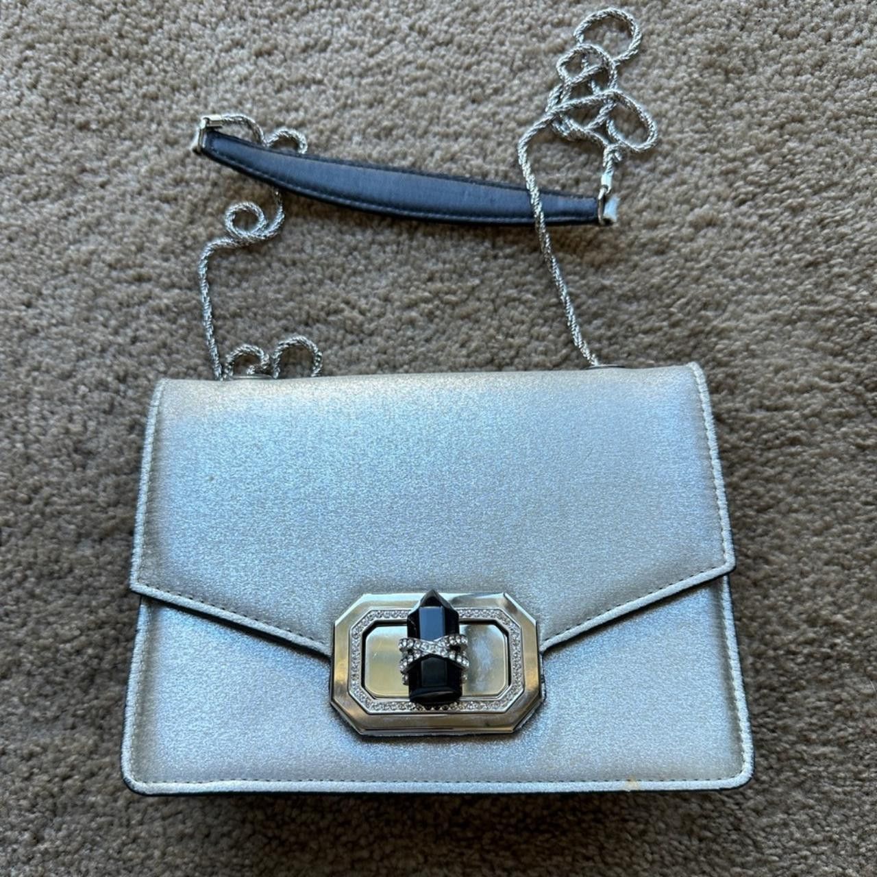Marchesa Marchesa Silver Quartz Crystal Shoulder Size ONE SIZE - 1 Thumbnail
