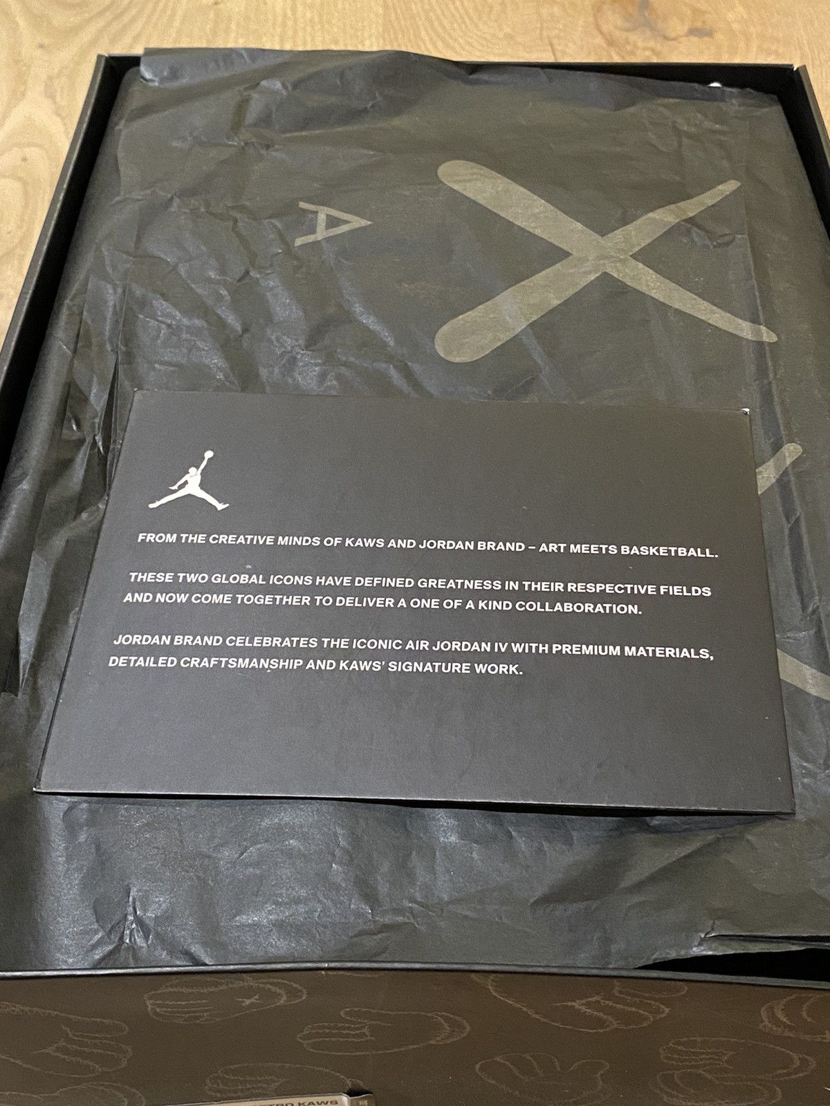 Jordan Brand × Kaws × Nike Jordan 4 Retro KAWS Black Size US 12 / EU 45 - 9 Thumbnail