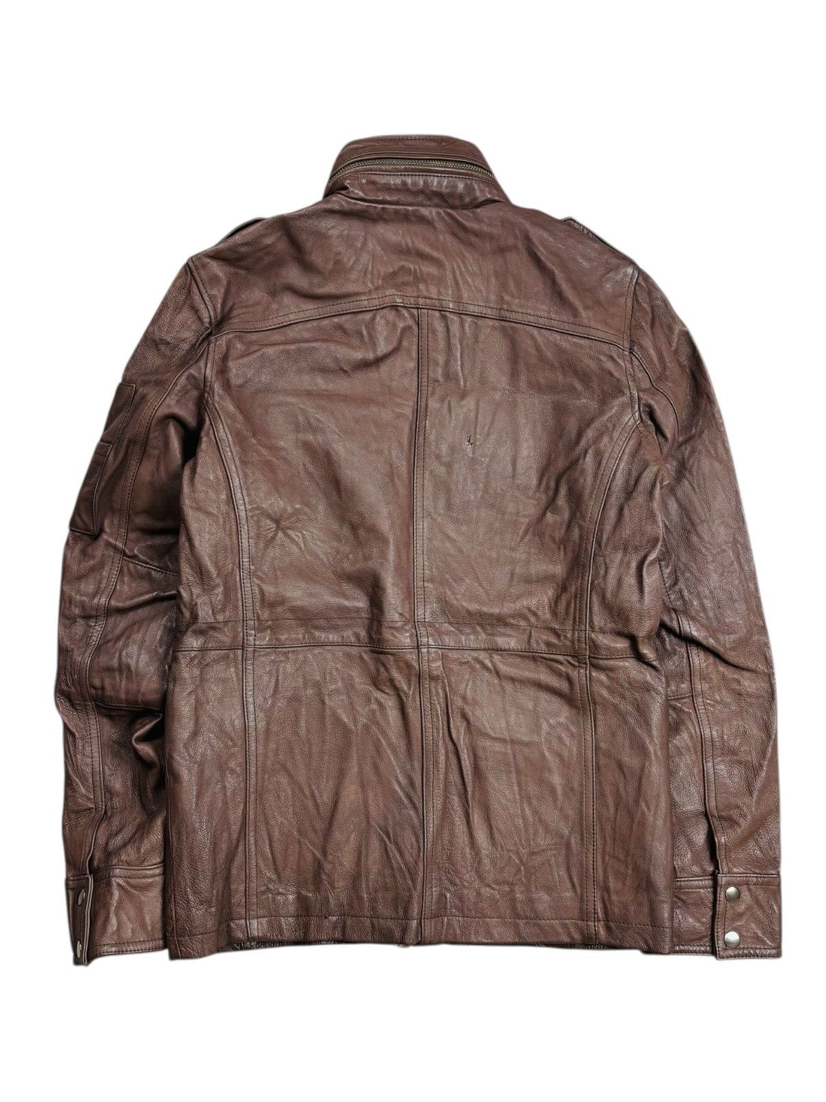 JACKROSE Archive Jackrose - Apocalypse Style Leather Cargo Jacket Size US M / EU 48-50 / 2 - 3 Thumbnail