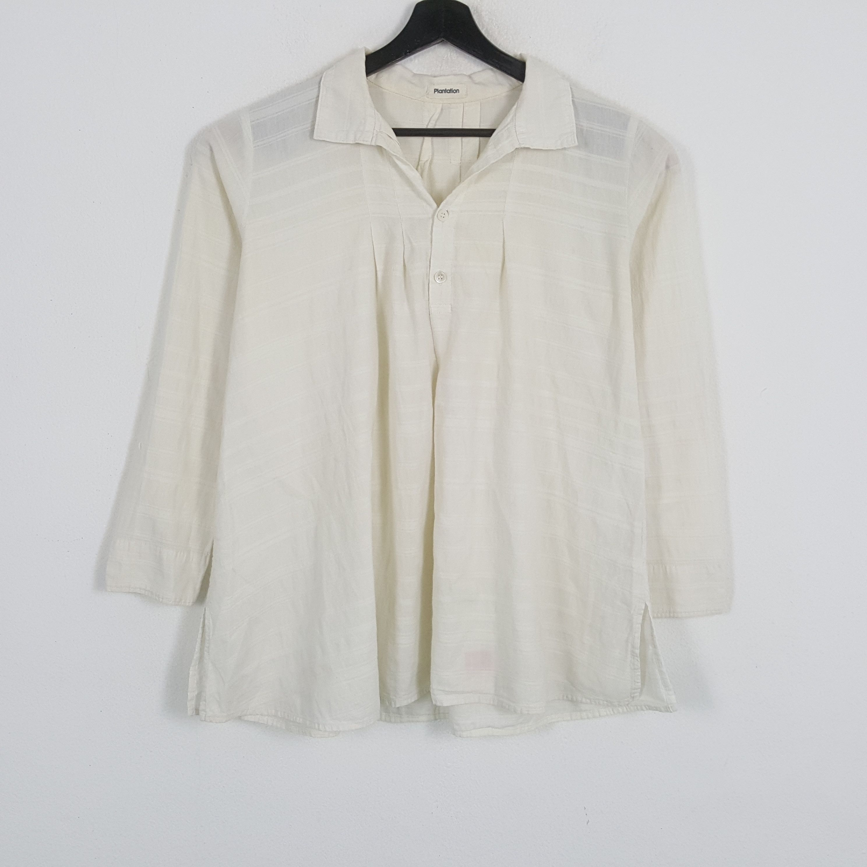 Issey Miyake × Japanese Brand × Vintage PLANTATION Japanese Designer Brand ISSEY MIYAKE Shirt Size M / US 6-8 / IT 42-44 - 1 Thumbnail
