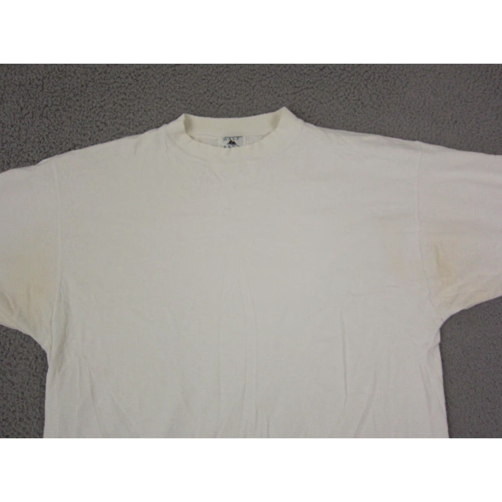 Vintage VINTAGE Galt Sand Shirt Mens L White Jersey 90s USA Crew Neck Short Sleeve Single Stitch Size US L / EU 52-54 / 3 - 2 Thumbnail