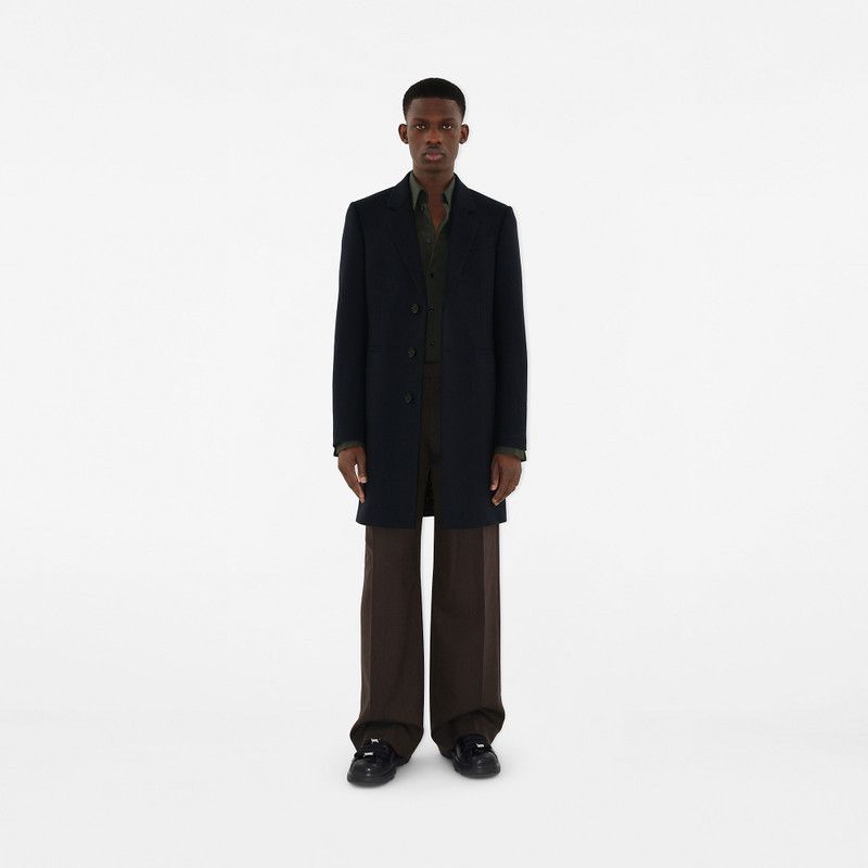 Burberry o1w1db10326 Wool Tailored Coat in Navy Size US S / EU 44-46 / 1 - 2 Thumbnail
