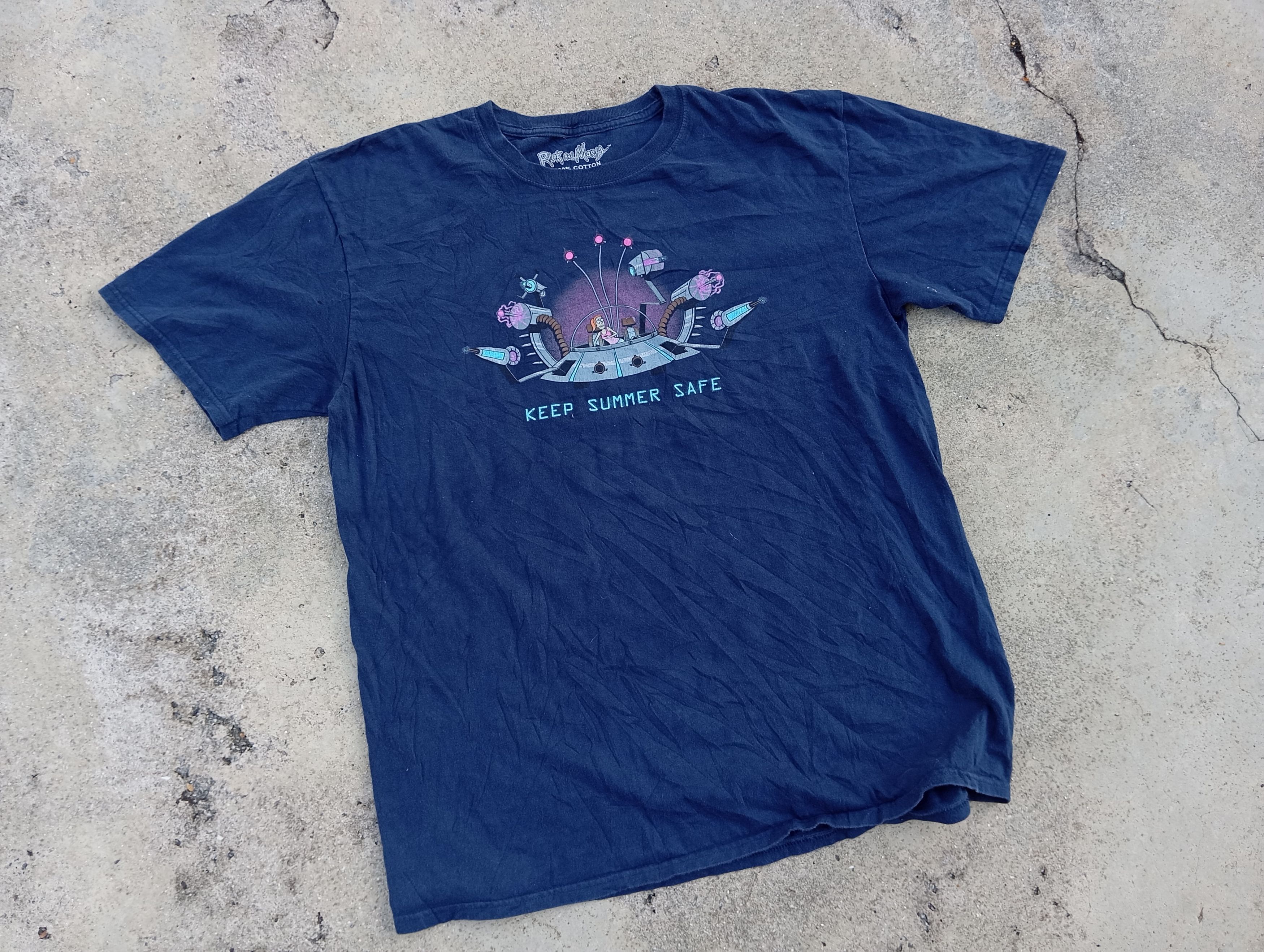 Cartoon Network Rick & Morty tshirt 🛸 Tv Series Cartoon 🍿📺 Size US L / EU 52-54 / 3 - 2 Thumbnail