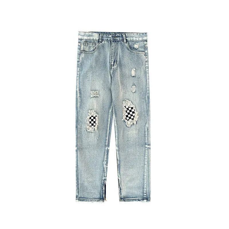 Japanese Brand Loose wide leg high street ripped jeans Size US 32 / EU 48 - 4 Thumbnail