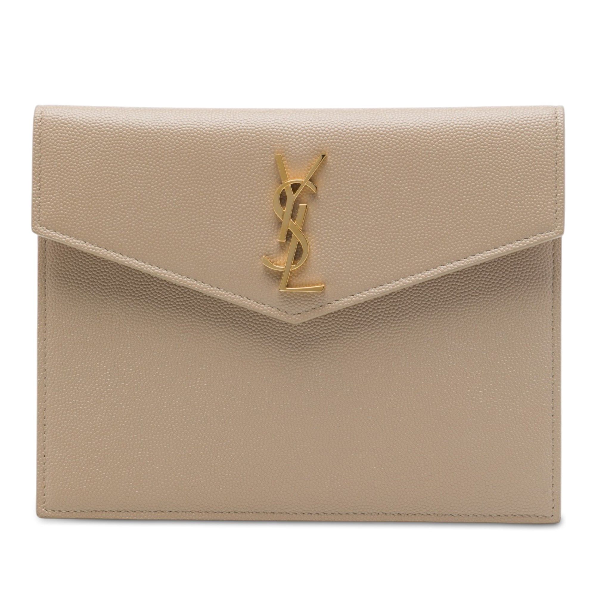 Saint Laurent Paris Baby Grain De Poudre Uptown Pouch Size ONE SIZE - 1 Thumbnail