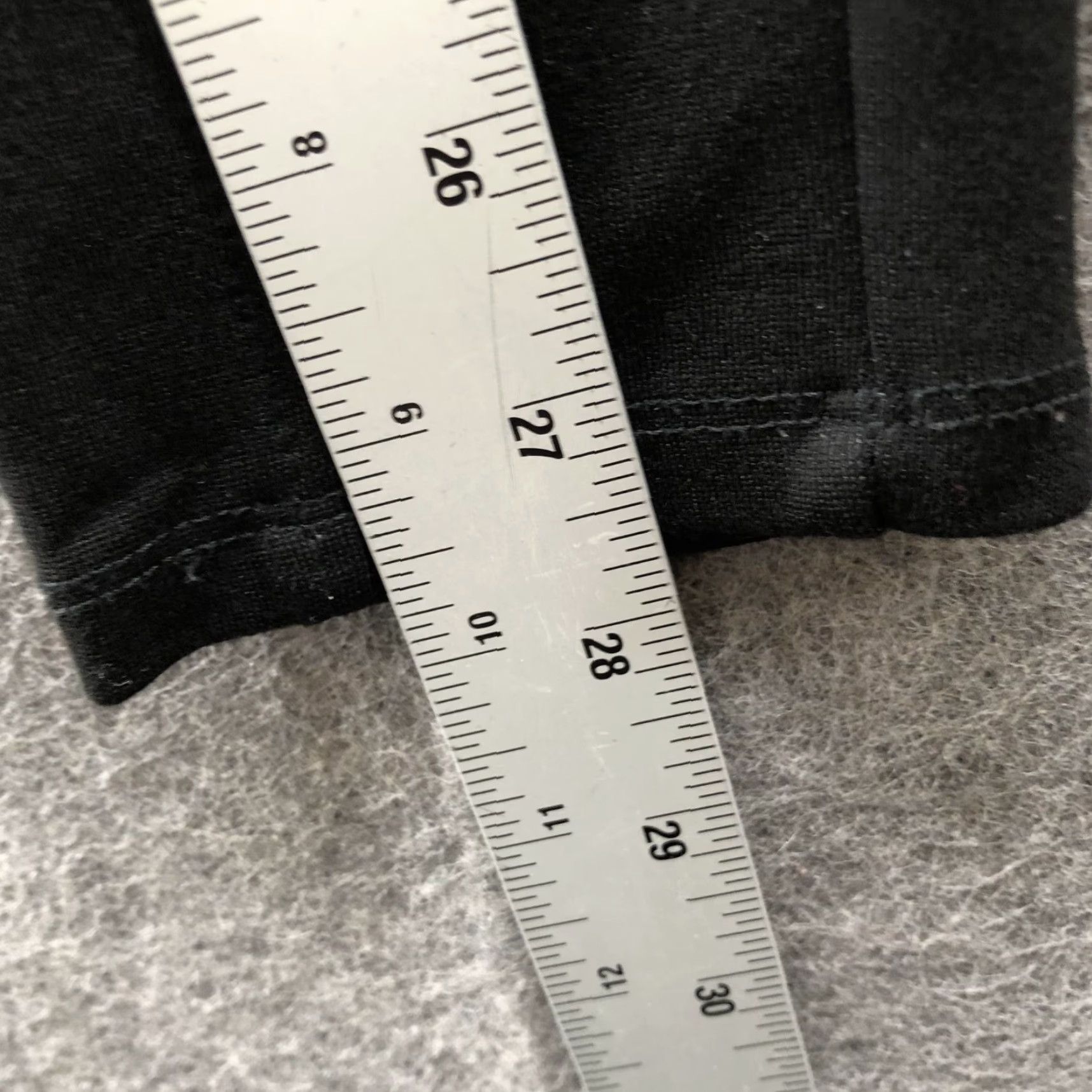 Zara Zara Womens S Black High Waisted Ponte Legging Pants Pull On Stretch Knit Slim Ankle Inseam 27.5 in Size 28" / US 6 / IT 42 - 7 Thumbnail