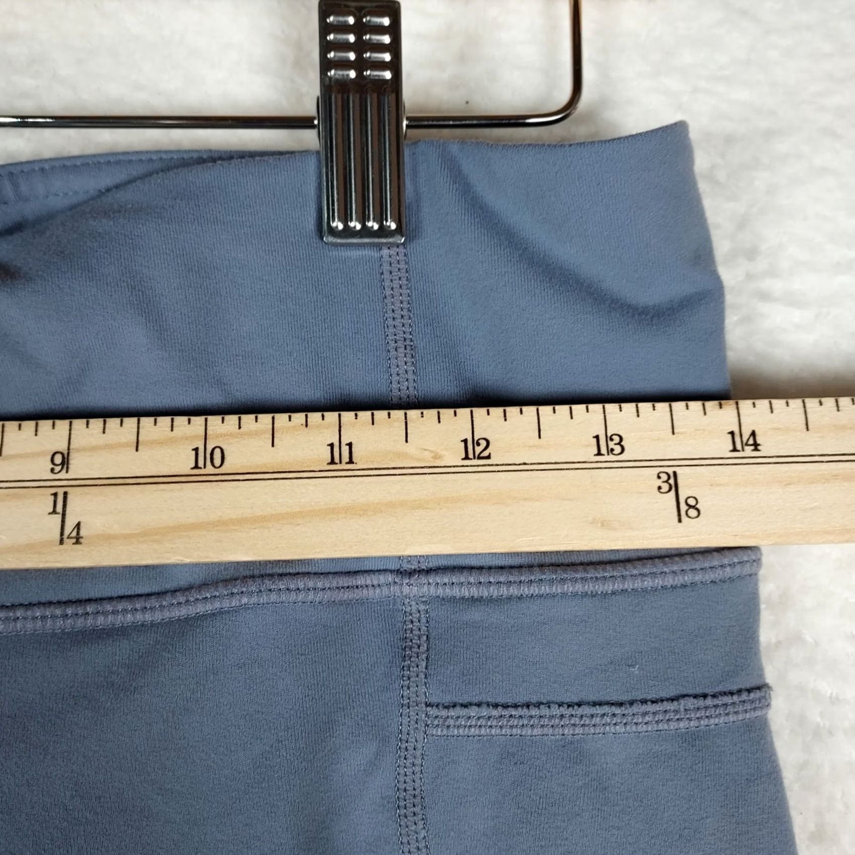 Athleta Athleta Leggings Women M Blue Gray High Rise Stretch Skinny Ankle Yoga Athleisure Spring Summer Fall Athletic Training Women Size 32" / US 10 / IT 46 - 6 Thumbnail