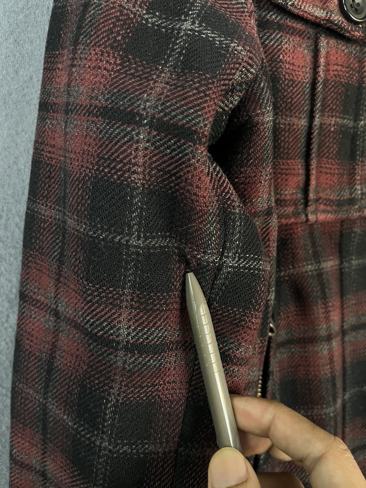 Japanese Brand × Vintage Edge Rupert Plaid Wool Jacket Removable Hoodie Size S / US 4 / IT 40 - 11 Thumbnail