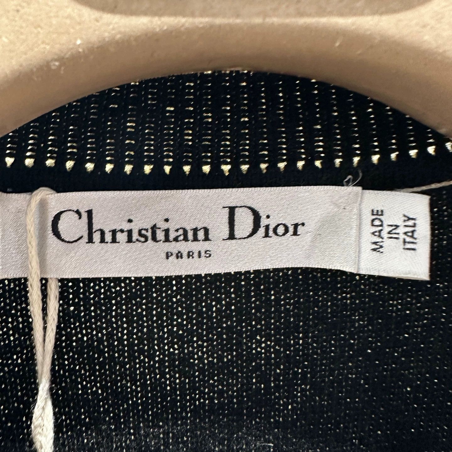 Christian Dior Monsieur Dior apr657 8 Motto Cashmere Cardigan 34 Size XS / US 0-2 / IT 36-38 - 3 Thumbnail