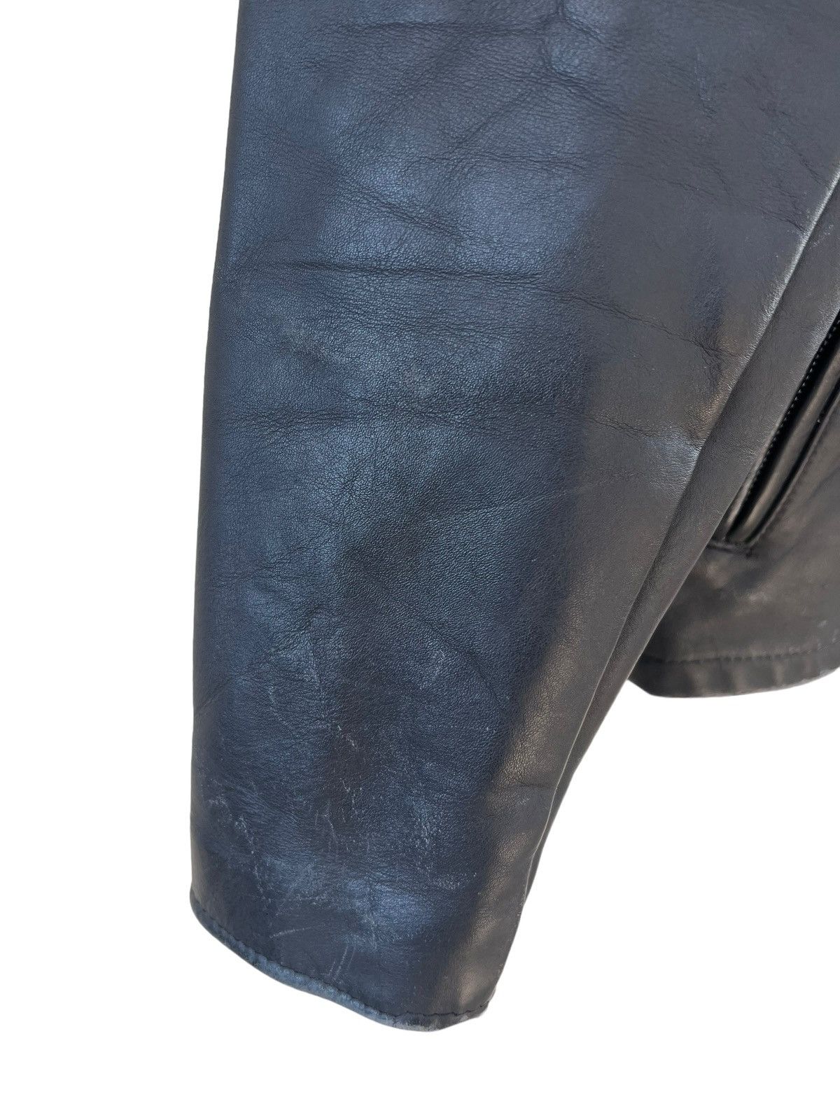 Schott Vintage Schott N.Y.C. Lined Black Leather Cafe Racer Jacket Size US M / EU 48-50 / 2 - 8 Thumbnail