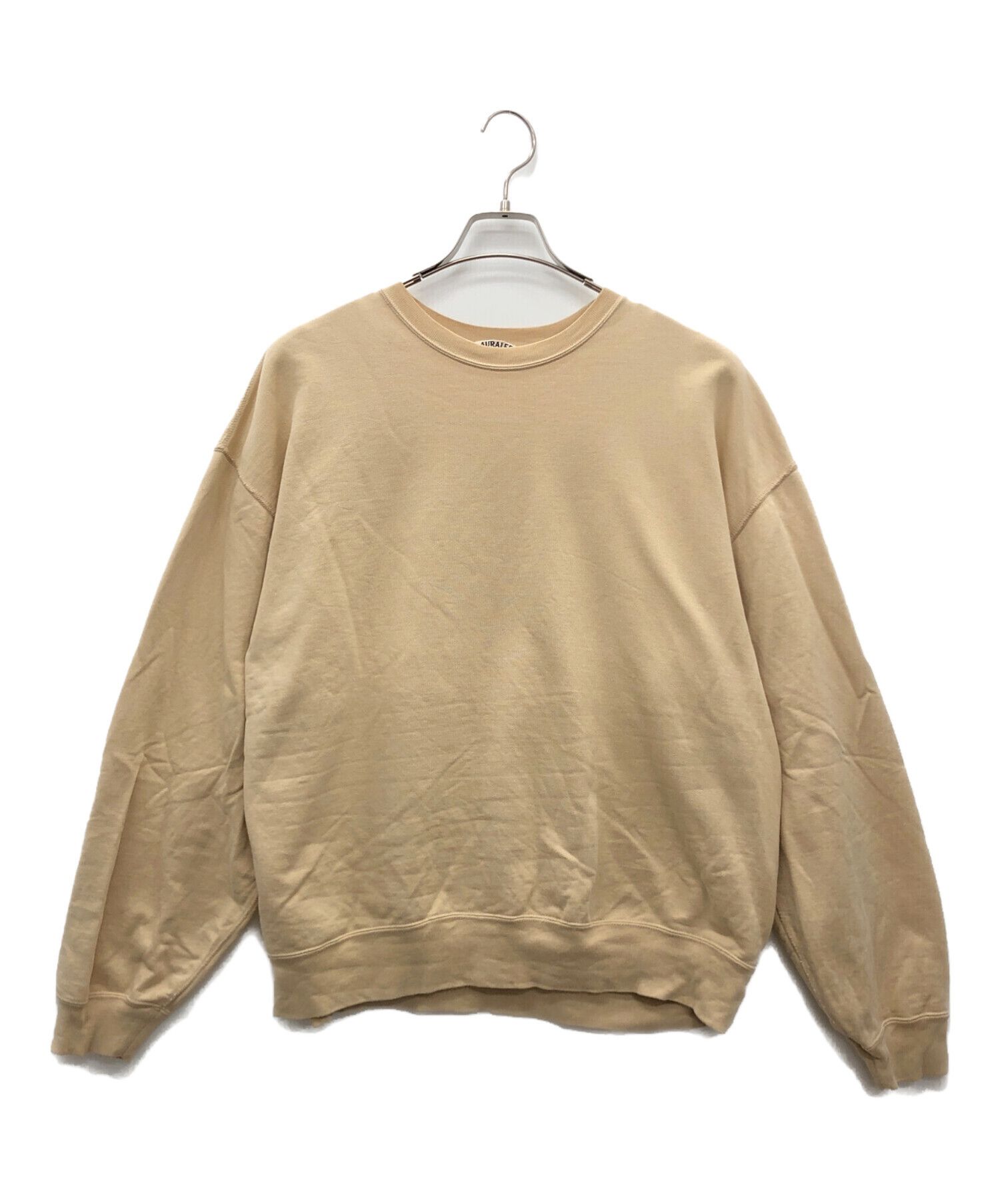 Auralee AURALEE Plain Pullover Sweatshirt Beige 4 Size US XL / EU 56 / 4 - 1 Thumbnail