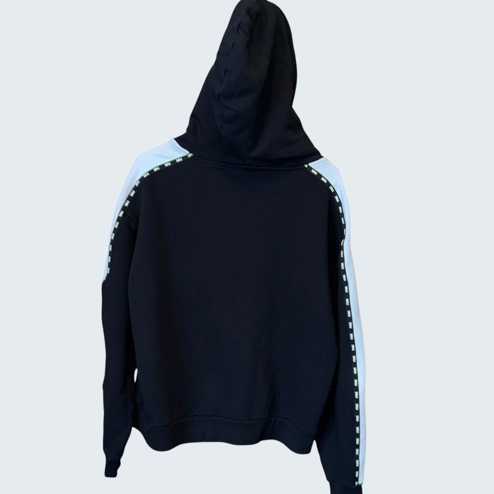 Other PINK Victoria's Secret Full Zip Hoodie Black White Fur L Size L / US 10 / IT 46 - 2 Thumbnail