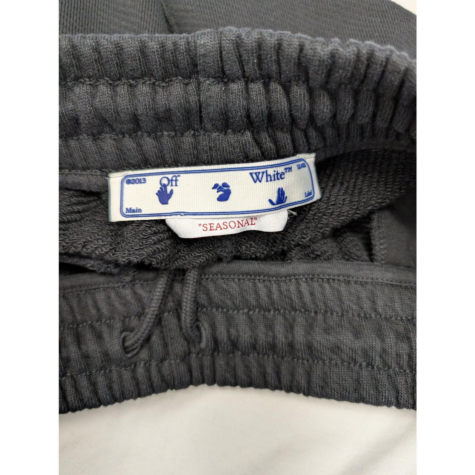 Off-White o1rshd1 Graffiti Layers Slim Sweatpants / Joggers in Black Size US 30 / EU 46 - 11 Thumbnail