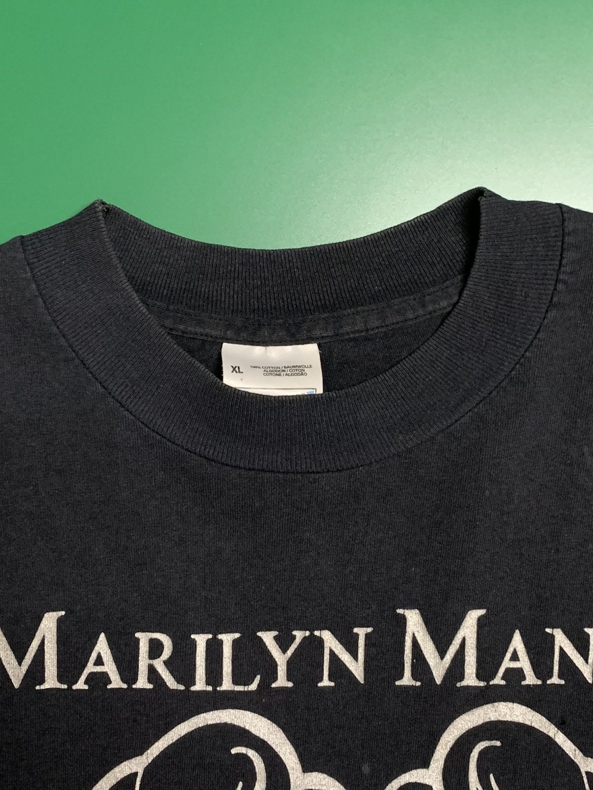 Marilyn Manson ⚡️ Vintage Marilyn Manson Long-sleeve Antichrist Superstar 90 Size US XL / EU 56 / 4 - 3 Thumbnail