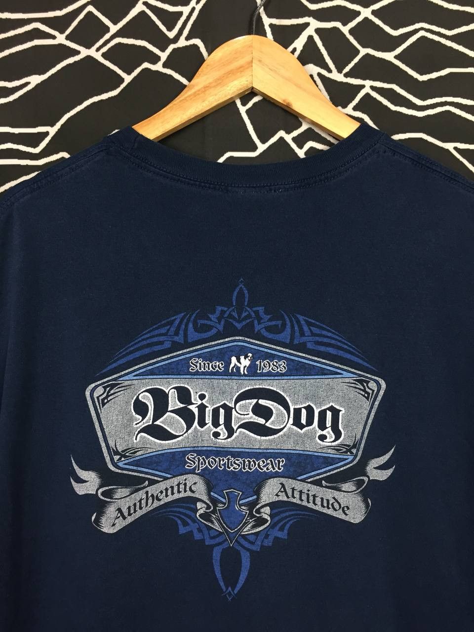 Big Dogs × Vintage Vtg Big Dogs Santa Barbara Authentic Attitude Big Logo Tee Size US XL / EU 56 / 4 - 3 Thumbnail