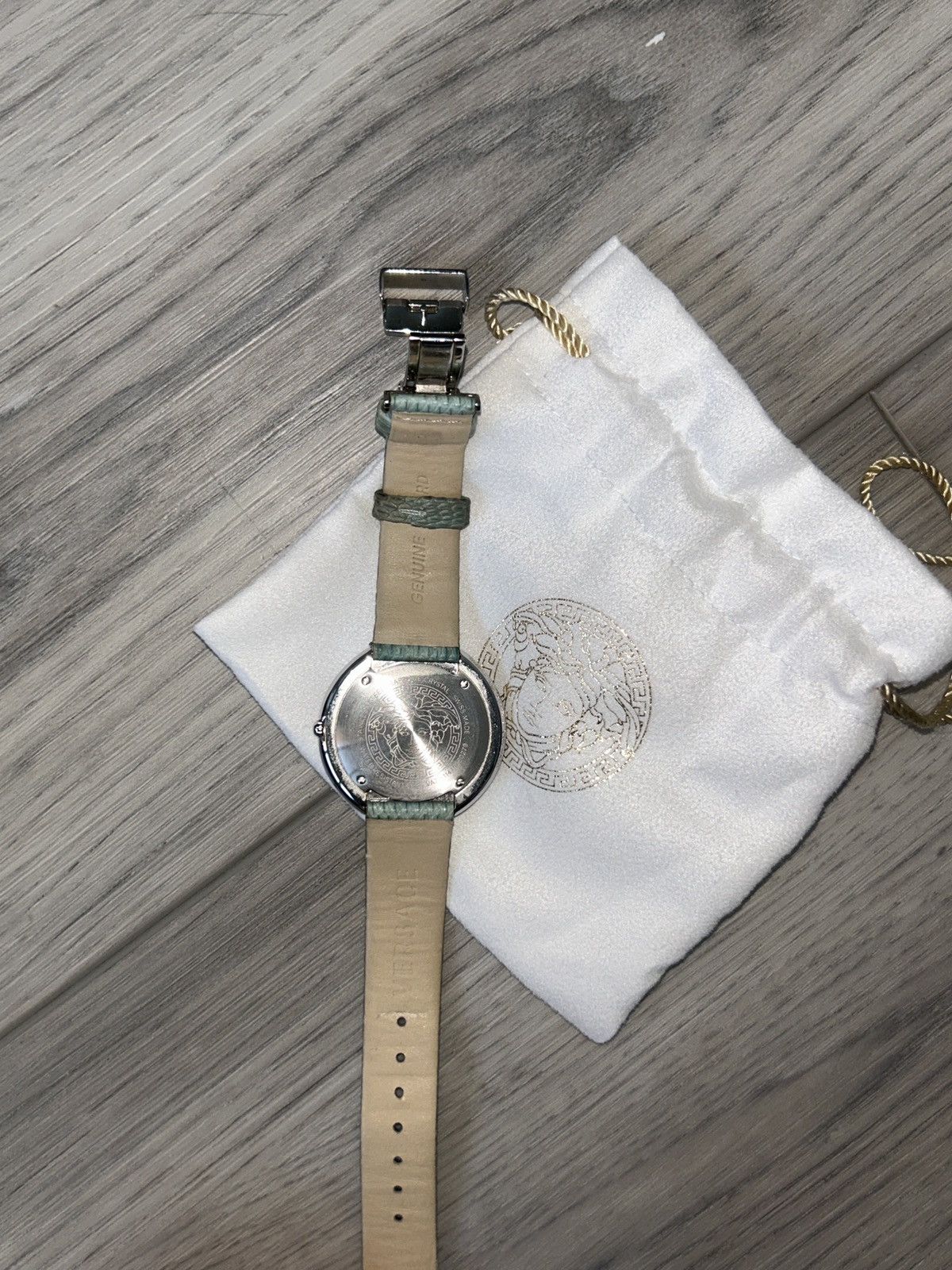 Versace Versace Lizard Leather Mother of Pearl watch Size ONE SIZE - 3 Thumbnail
