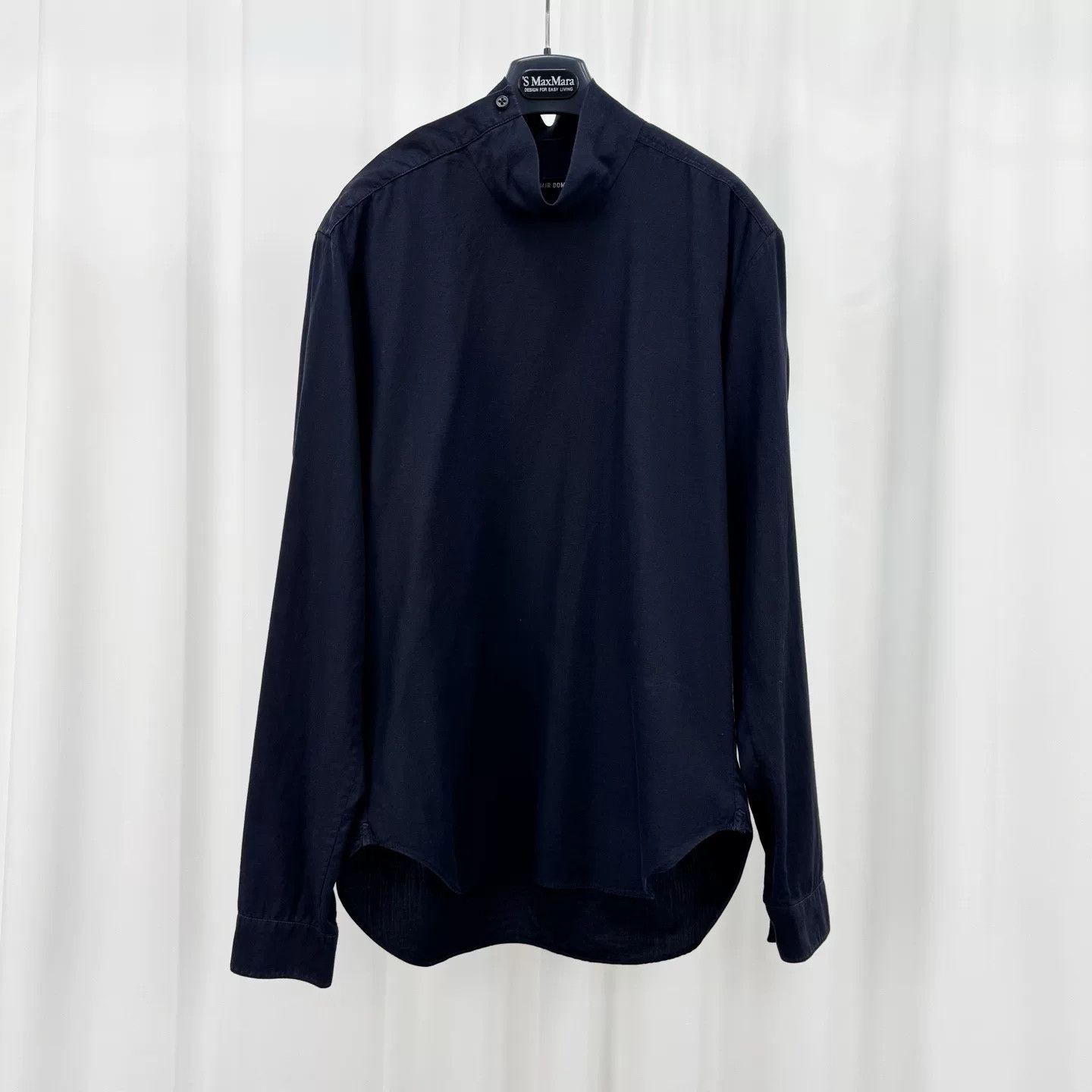 Rick Owens damir doma long sleeve shirt in dark color Size US M / EU 48-50 / 2 - 1 Thumbnail