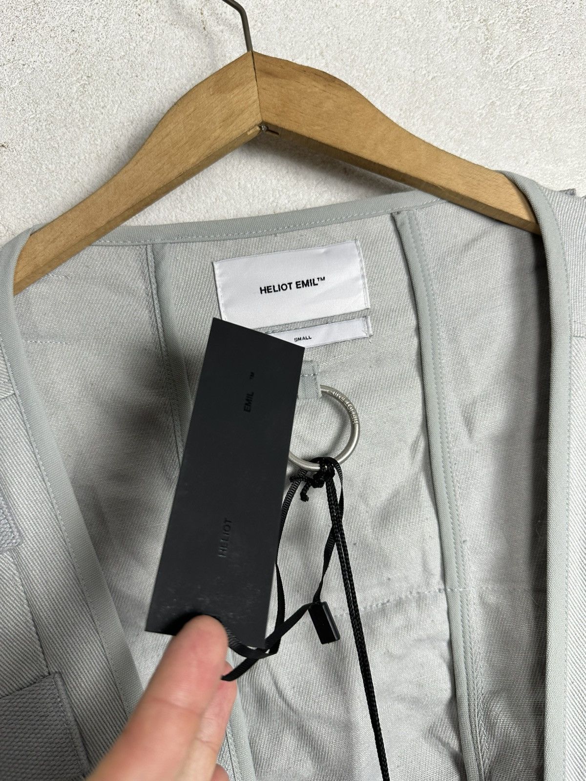 Heliot Emil Heliot Emil SS18 Kamikaze Grey Bomber Jacket Bondage Size US S / EU 44-46 / 1 - 9 Thumbnail