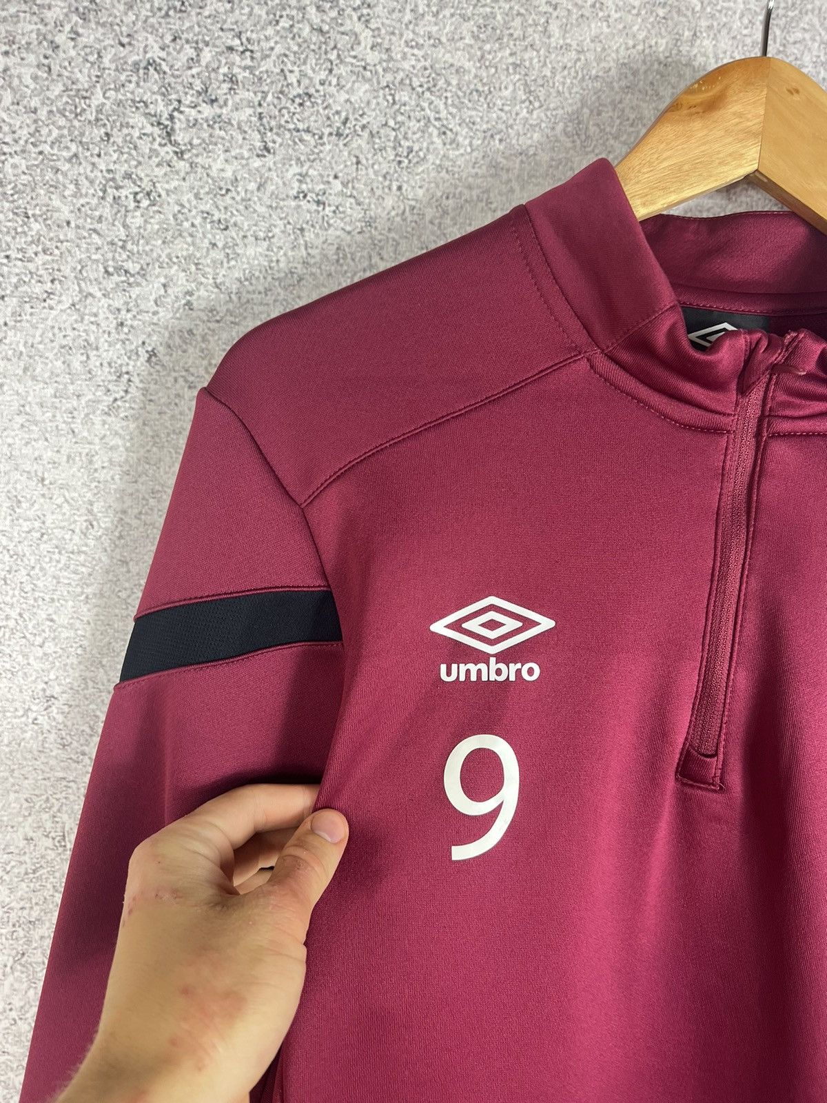 Umbro Vintage Heart Of Midlothian Umbro Training Top Soccer Shirt Size US M / EU 48-50 / 2 - 3 Thumbnail