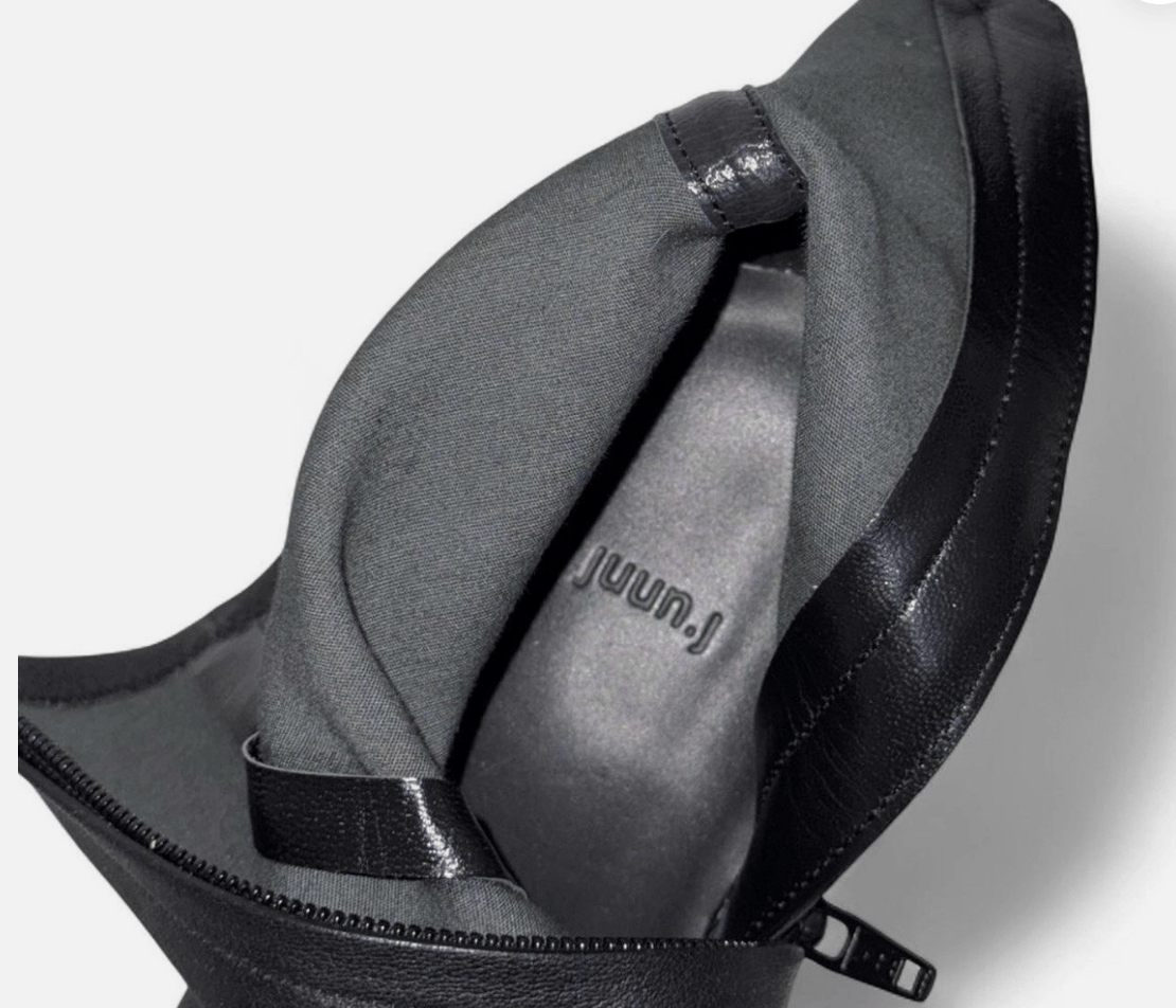 Juun.J JUUN.J pointed ankle boots black with logo Size US 7.5 / IT 37.5 - 5 Thumbnail