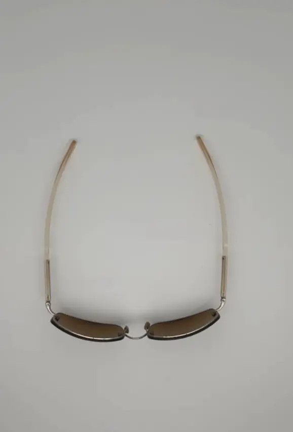 Prada × Vintage PRADA Sunglasses Rectangle Wrap Shield Metal Symbole RI920 Size ONE SIZE - 2 Thumbnail