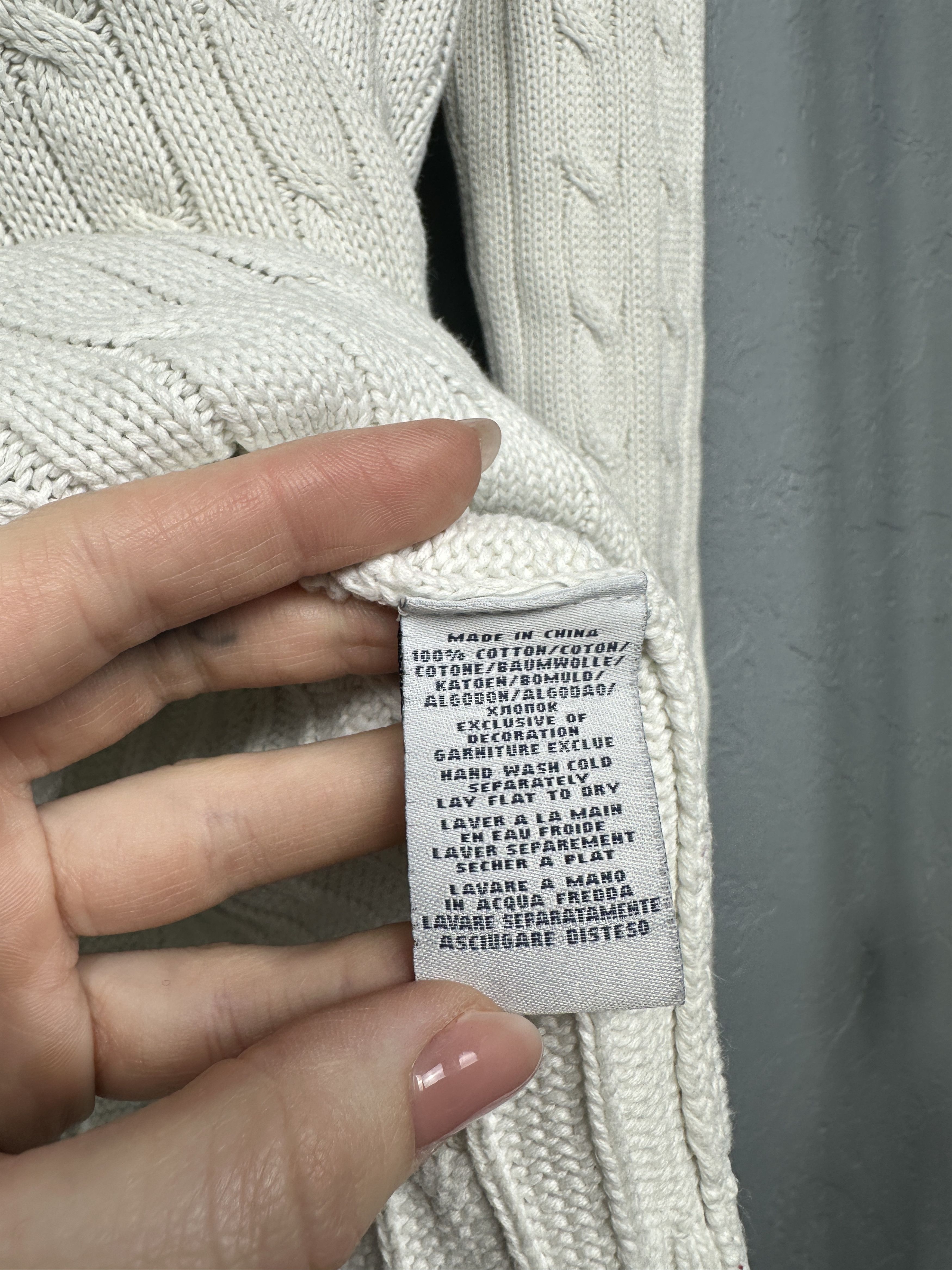 Polo Ralph Lauren Polo Ralph Lauren Vintage Womens Cable Knit Sweater Size M / US 6-8 / IT 42-44 - 4 Thumbnail
