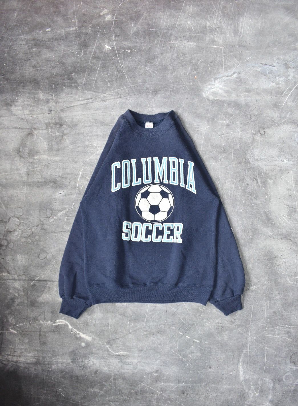Vintage Vintage 90s Columbia University Soccer Sweatshirt (S) Size US S / EU 44-46 / 1 - 1 Thumbnail