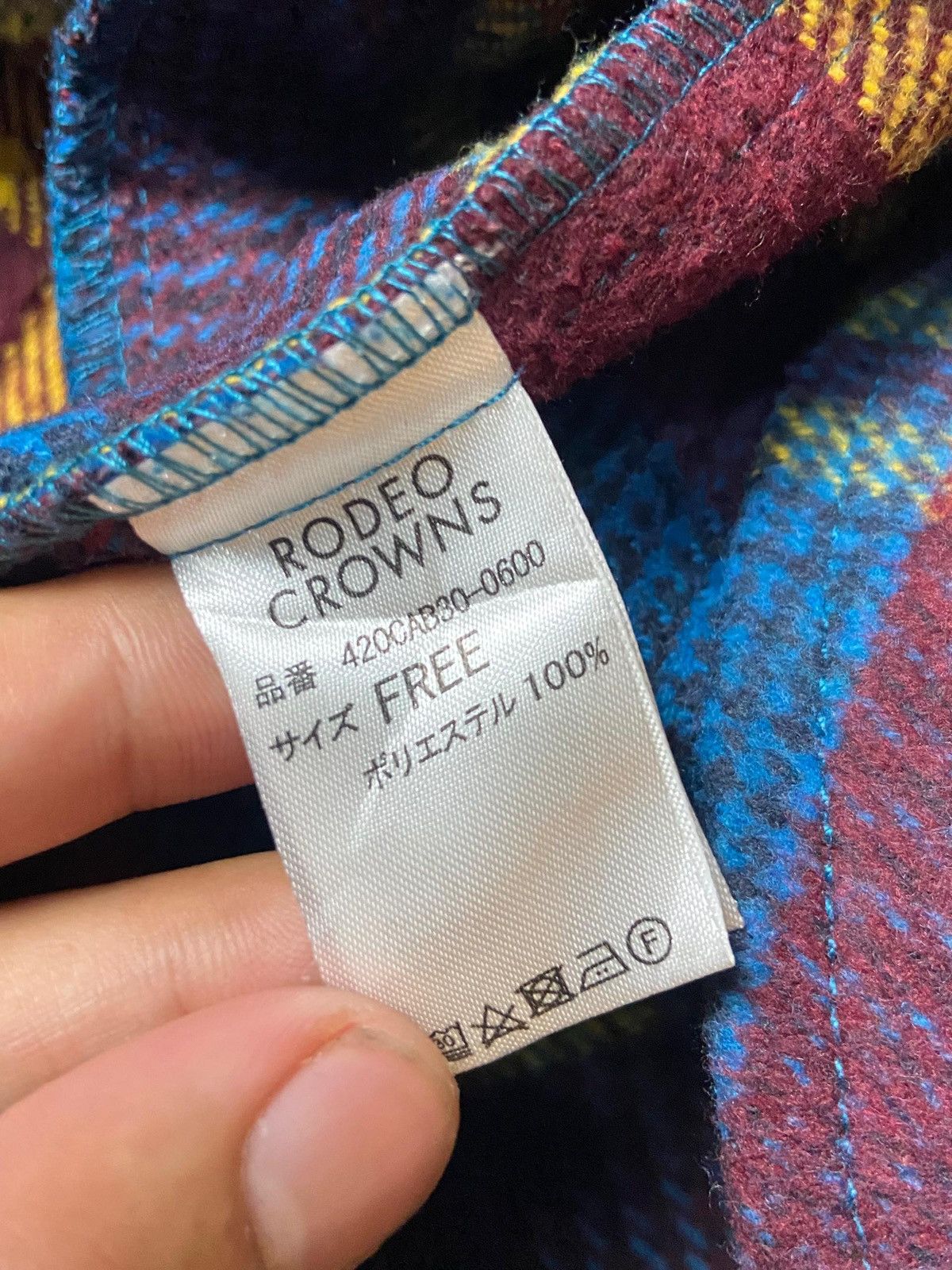 Japanese Brand × Vintage Rodeo Crowns Wide Bowl Oversized Checked Shirt (124) Size US M / EU 48-50 / 2 - 7 Thumbnail
