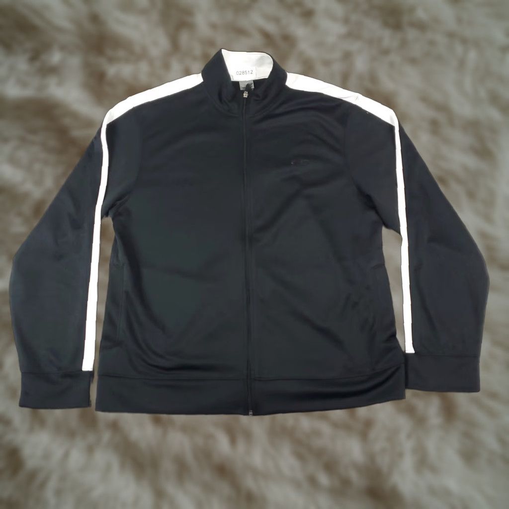 Champion Champion Sweatshirt Mens Large Black Full Zip Up Knit Mock Neck Casual logo Zipper Pockets All Seasons Sports 90s? Size US L / EU 52-54 / 3 - 1 Thumbnail
