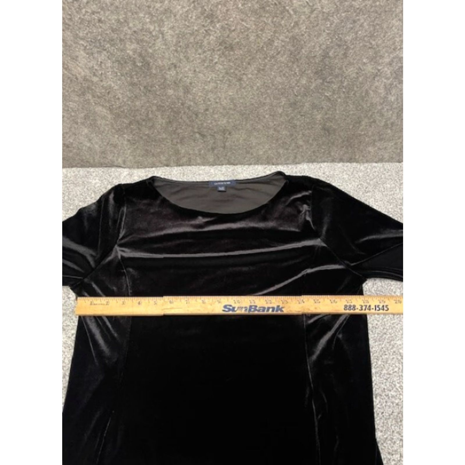 Lands' End Lands' End Black Velvet Dress Large 14-16 Wah Goth Whimsigoth Witchy Vintage 90s Womens Dress Set? Size L / US 10 / IT 46 - 5 Thumbnail